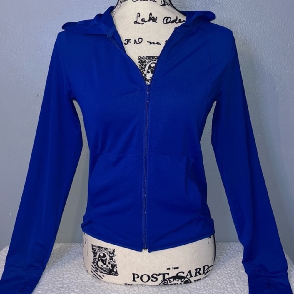 Uniqlo Airism UV Protection Full Zip Hoodie - Royal Blue